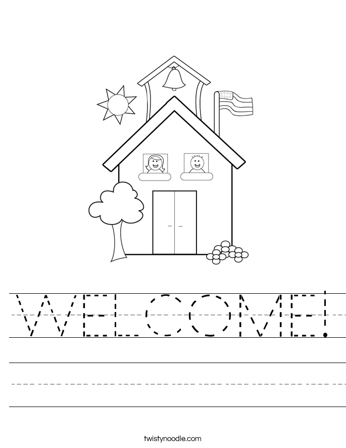 WELCOME! Worksheet