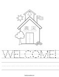 WELCOME! Worksheet