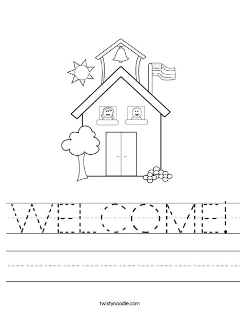 School with Kids Worksheet