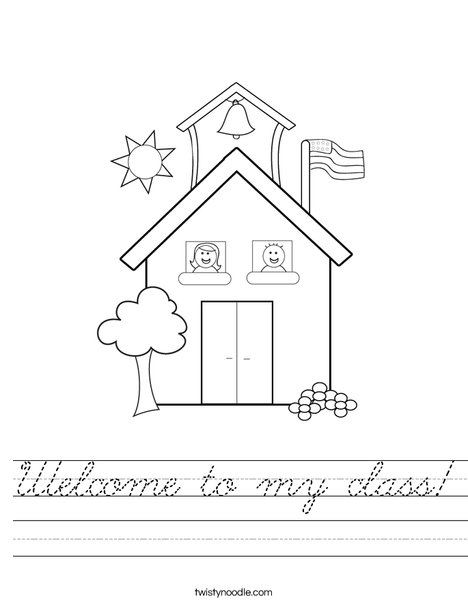 School with Kids Worksheet