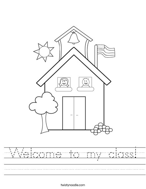 School with Kids Worksheet