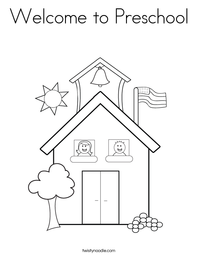 It's just a photo of Influential Welcome To Preschool Coloring Page It is a photo of Influential Welcome To Preschool Coloring Page