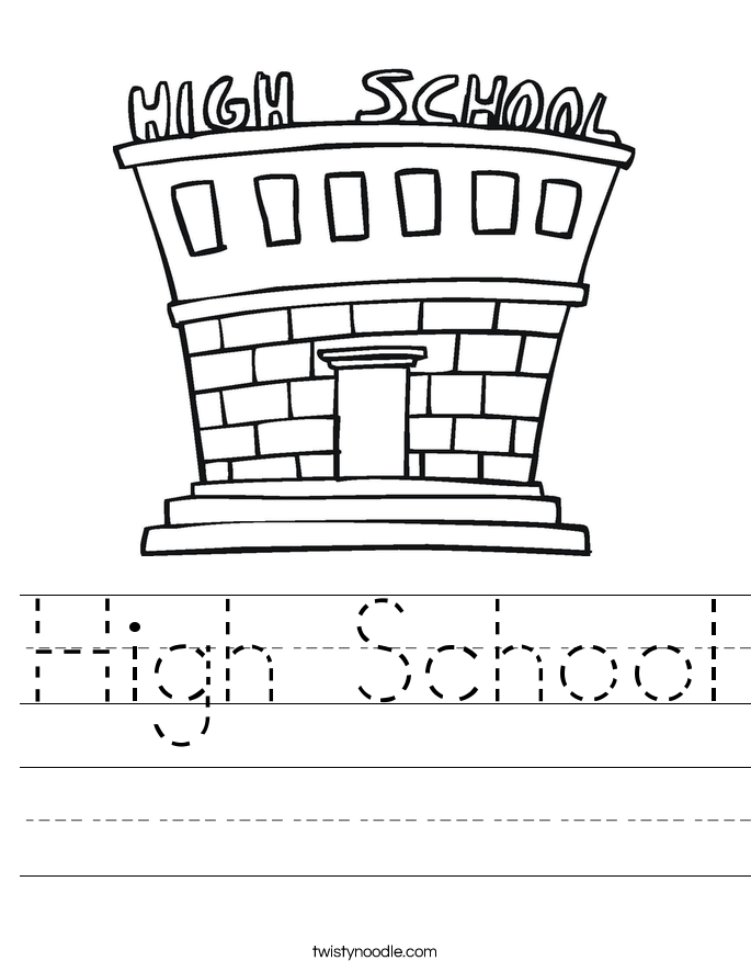 High School Worksheet