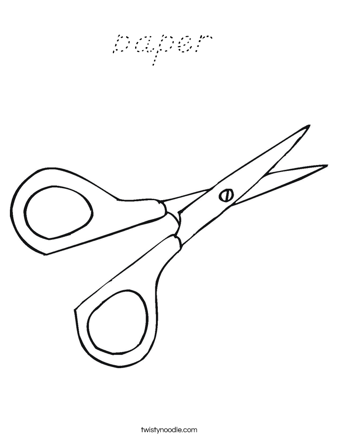 paper Coloring Page