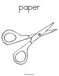 paper Coloring Page