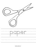 paper Worksheet