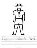 Happy Father's Day! Worksheet