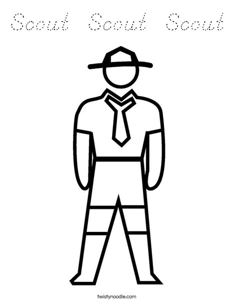 Scout Coloring Page