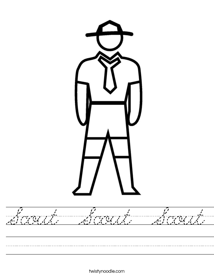Scout  Scout  Scout Worksheet