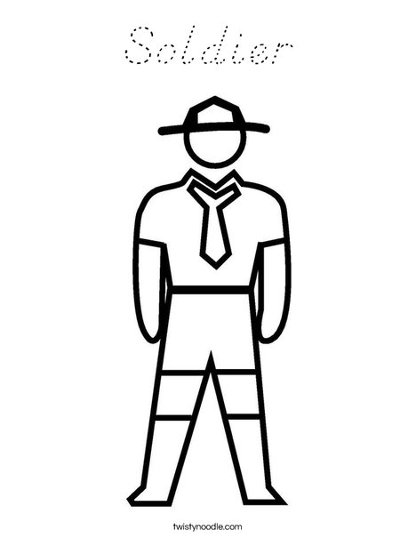 Scout Coloring Page