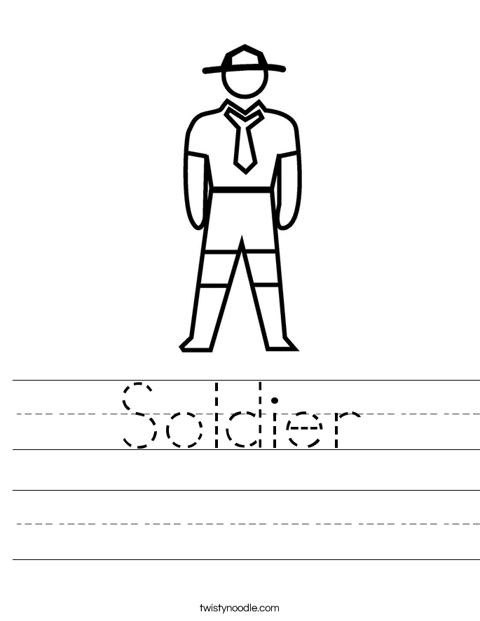 Soldier Worksheet