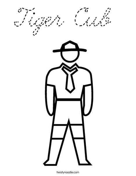 Scout Coloring Page
