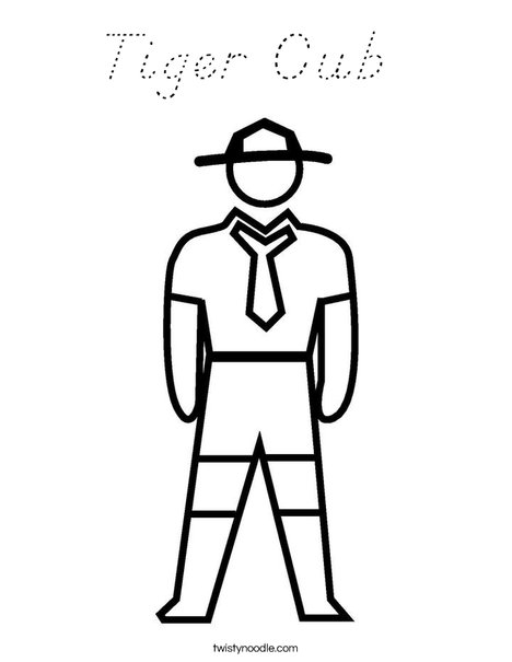 Scout Coloring Page