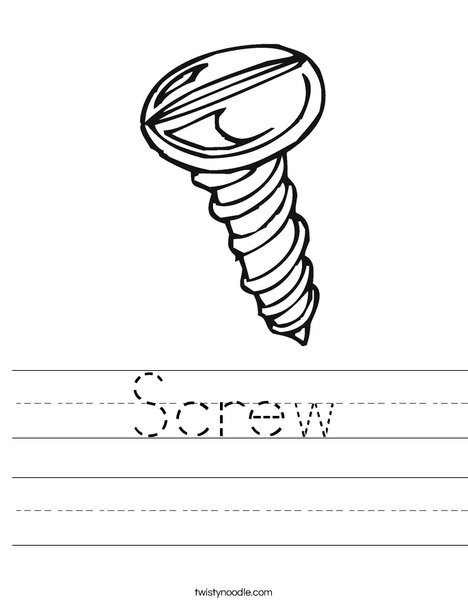 Screw1 Worksheet