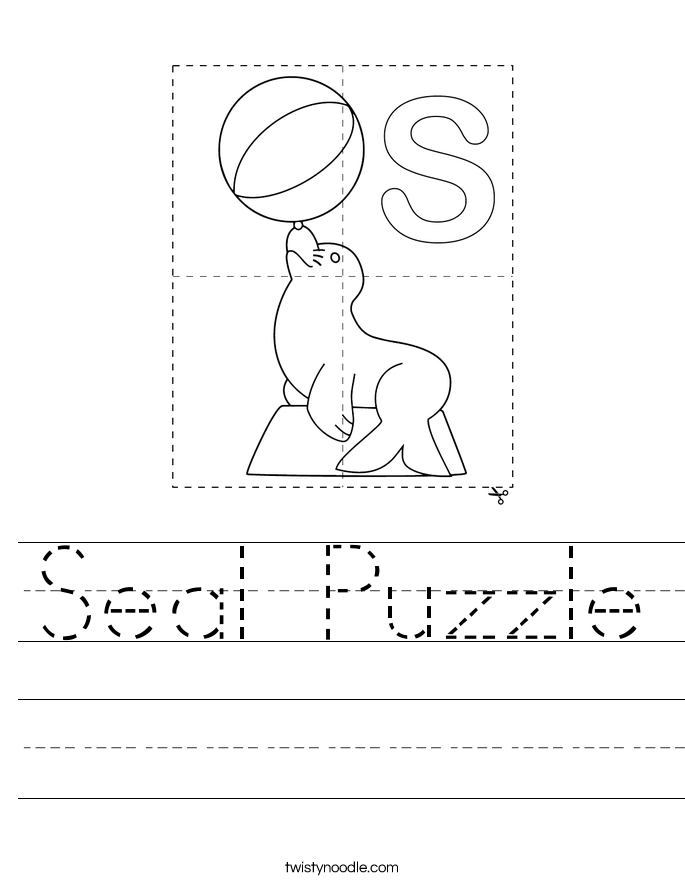 Seal Puzzle Worksheet