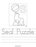 Seal Puzzle Worksheet