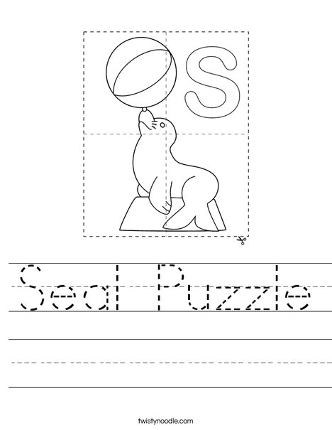 Seal Puzzle Worksheet