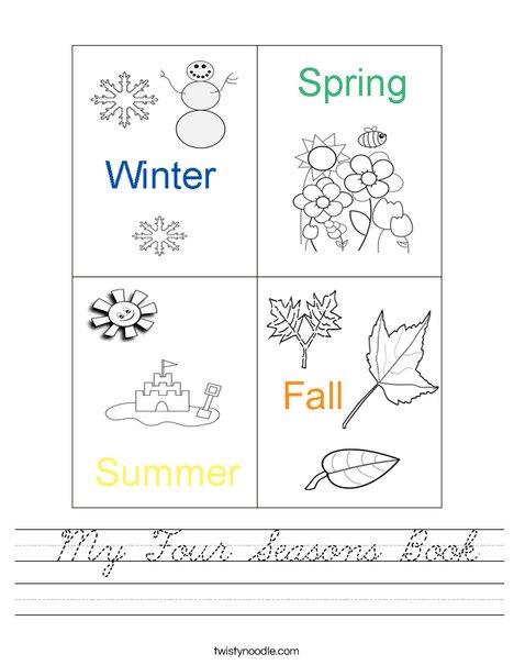 Seasons Worksheet