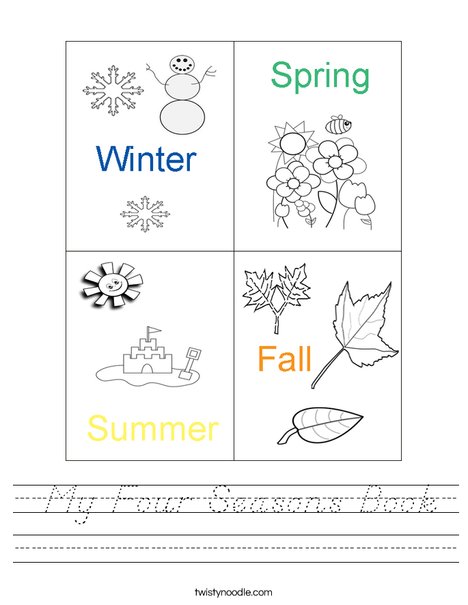 Seasons Worksheet