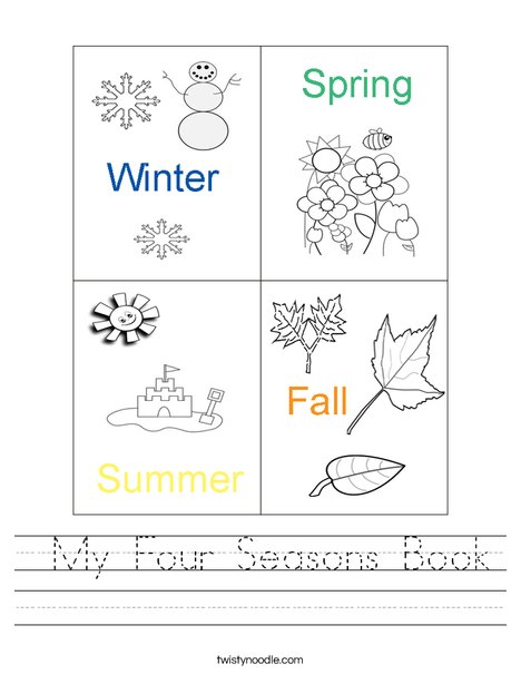 Seasons Worksheet