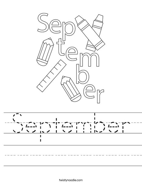 September Worksheet