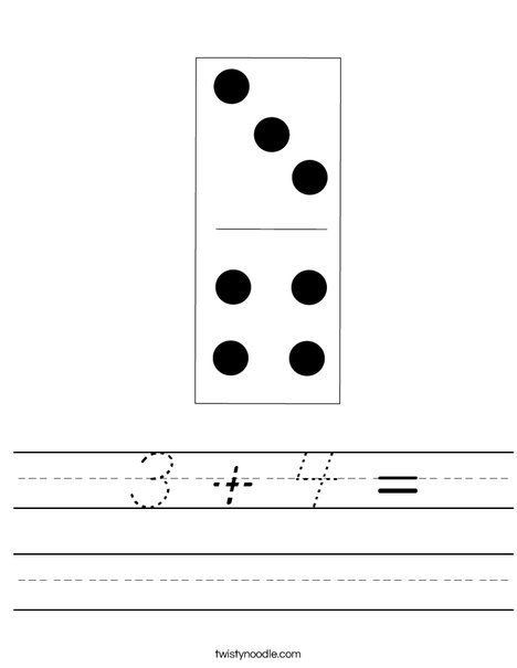Domino Seven Worksheet