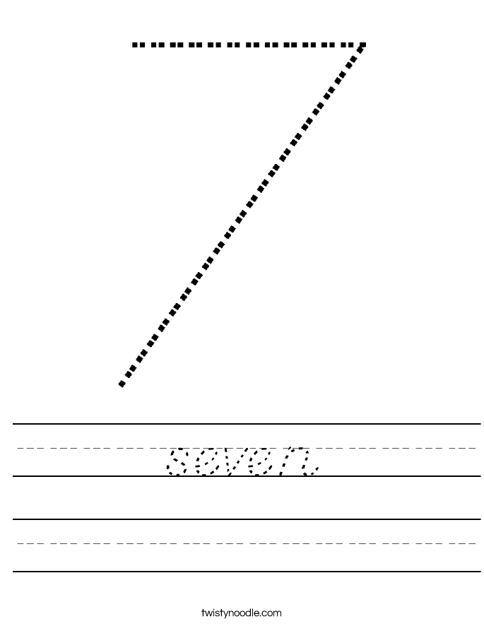 seven Worksheet