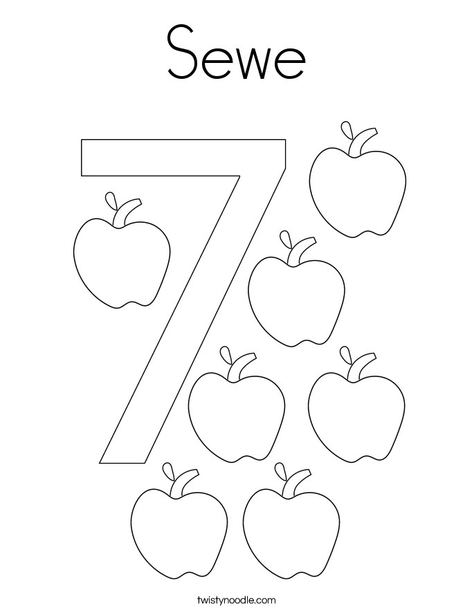 Sewe Coloring Page