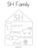 SH Family Coloring Page