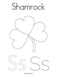 Shamrock Coloring Page