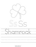 Shamrock Worksheet