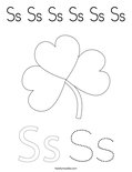 Ss Ss Ss Ss Ss Ss Coloring Page
