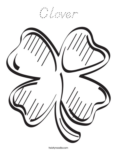 Shamrock Coloring Page