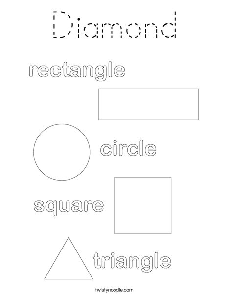 Shapes Coloring Page