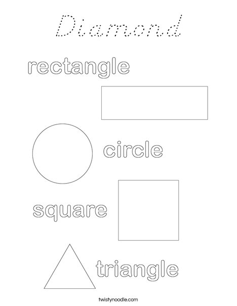 Shapes Coloring Page