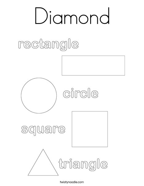 Shapes Coloring Page
