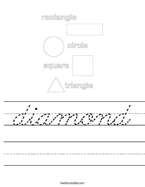 Shapes Worksheet