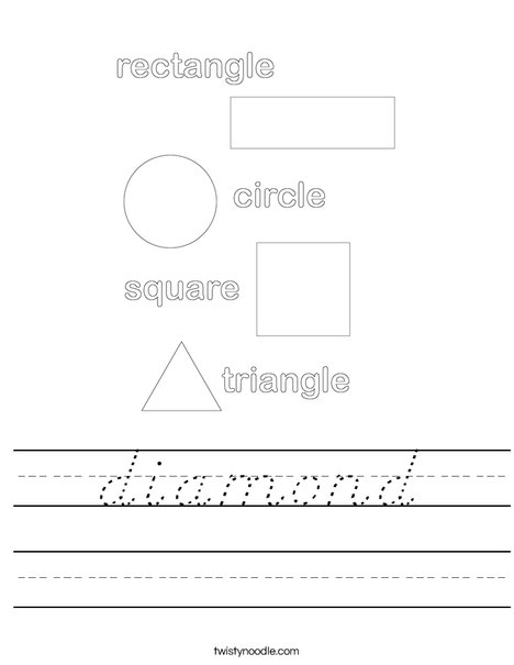 Shapes Worksheet