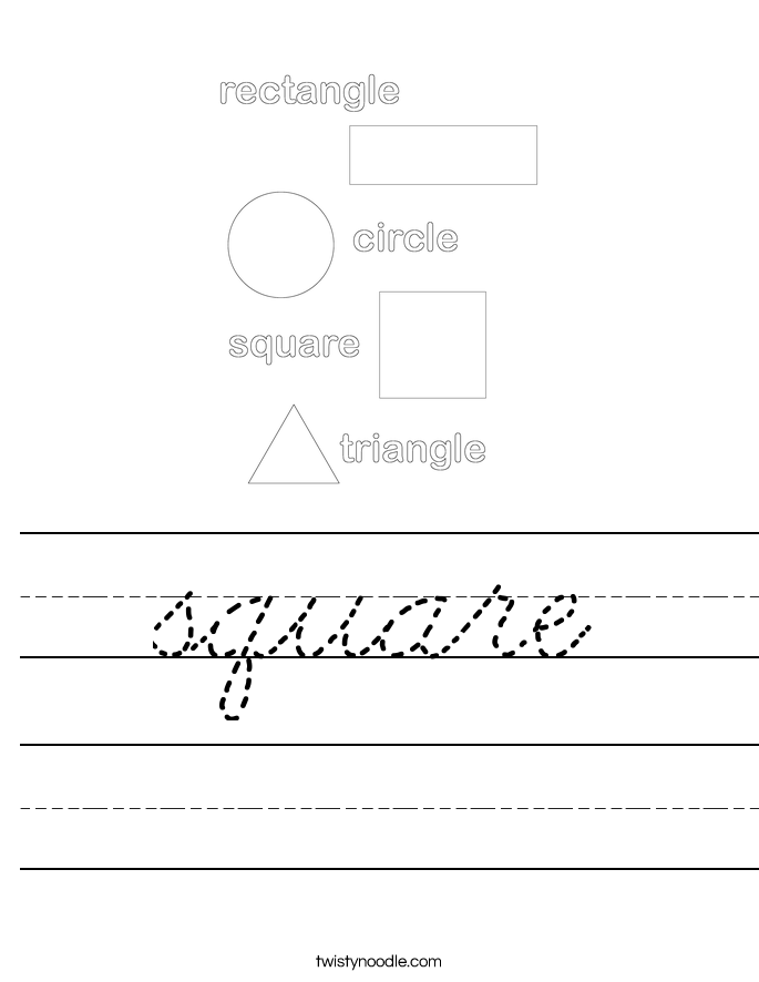 square Worksheet