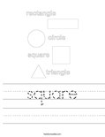 square Worksheet