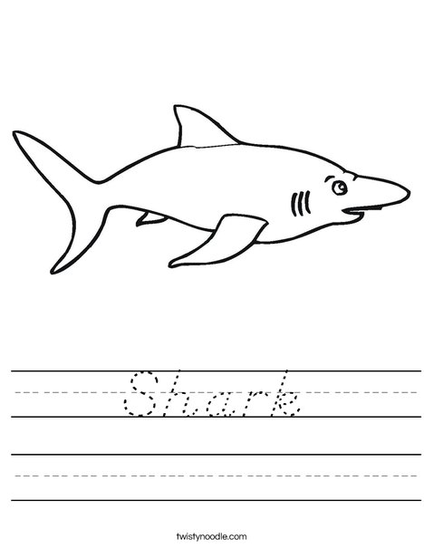 Shark Worksheet