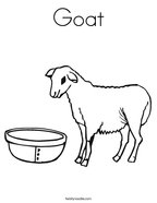 Goat Coloring Page