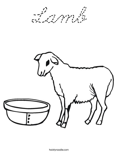 Goat Coloring Page