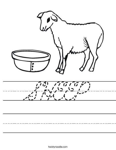 Goat Worksheet