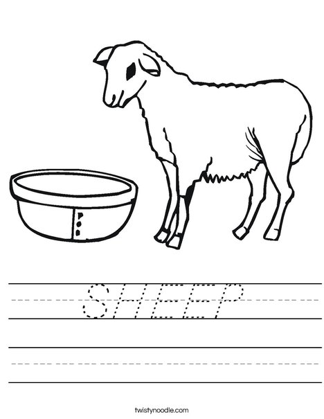 Goat Worksheet