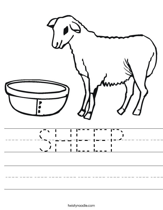 SHEEP Worksheet