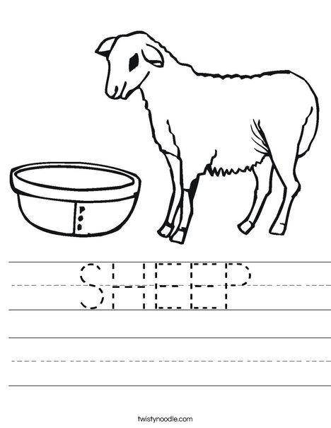 Goat Worksheet