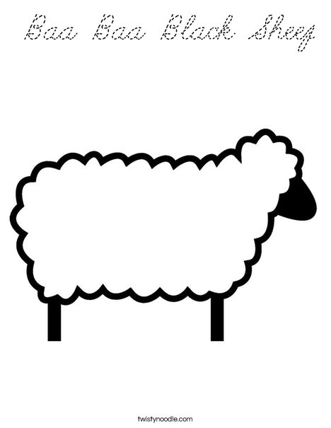 Sheep Coloring Page
