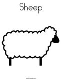 Sheep Coloring Page
