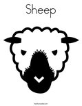 Sheep Coloring Page
